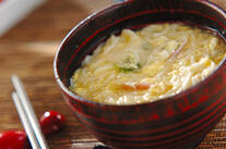 ふんわり卵入り素麺汁