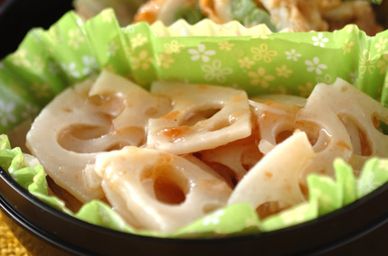 レンコンの梅肉和え