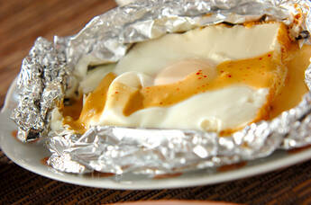 厚揚げの卵焼き