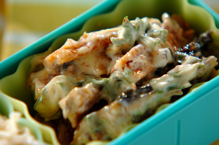 サンマの大葉和え