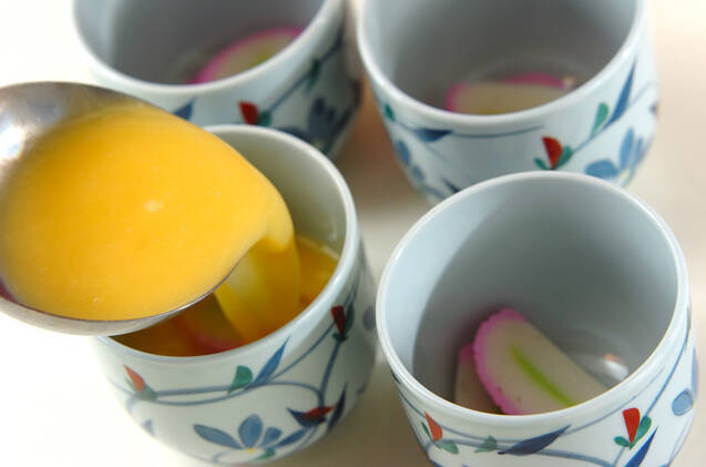 ソラ豆の茶碗蒸しの作り方の手順5