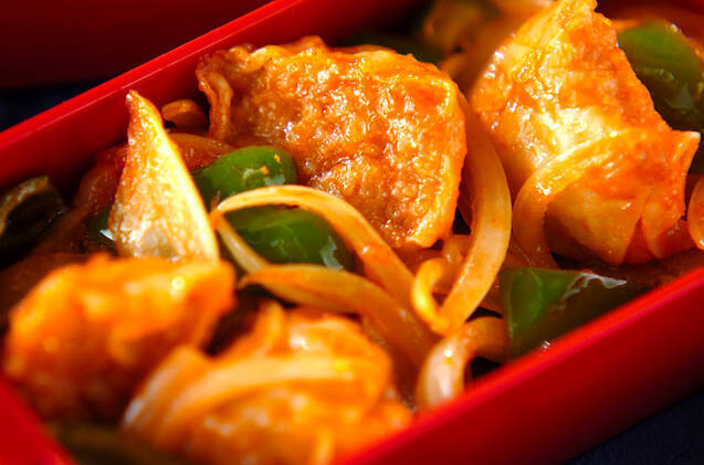 シューマイのチリ炒め