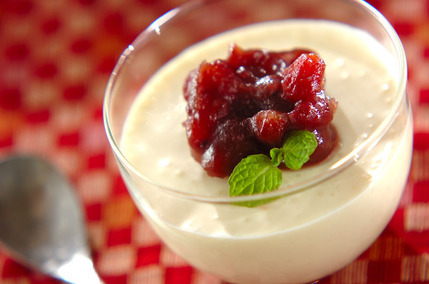 豆腐入りレアチーズケーキ