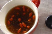 ショウガの温スープ