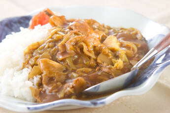 ひらひらポークカレー