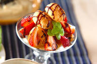 簡単シューアイスパフェ