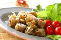 冷凍コンニャクの唐揚げ