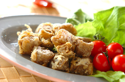 冷凍コンニャクの唐揚げ