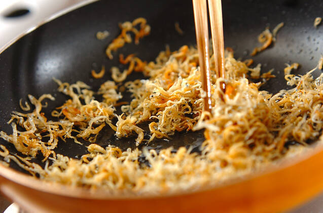 トマトとジャコの冷やし中華の作り方の手順4