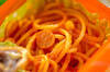 スパゲティーナポリタンの作り方の手順