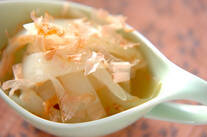 玉ネギのおかか和え