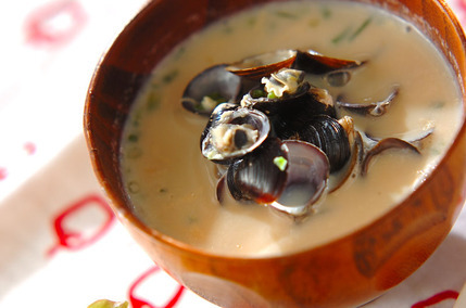 シジミの豆乳汁