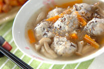 すりおろしレンコン入り団子