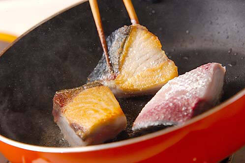 ブリの照り焼きの作り方の手順3