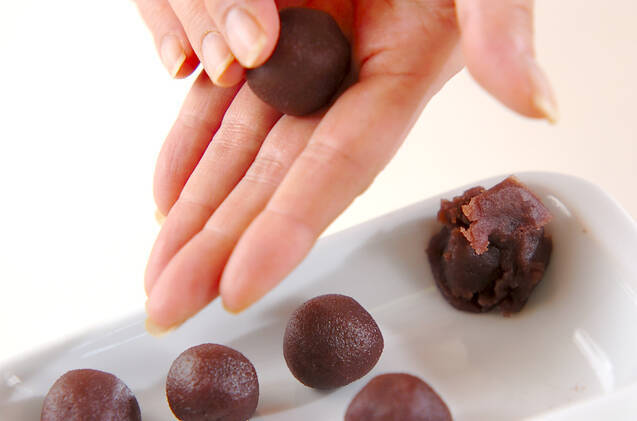 くるくるあんもちの作り方の手順1