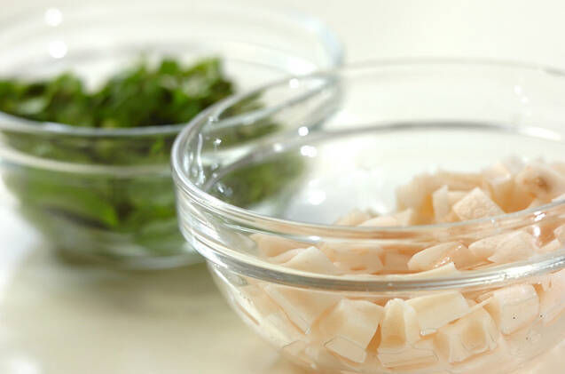 レンコンご飯の作り方の手順1