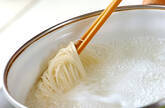素麺汁の下準備1