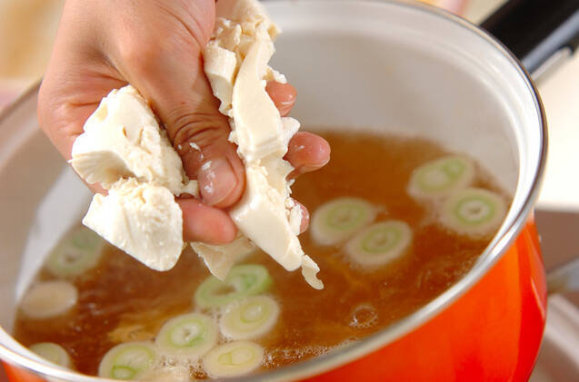 豆腐のトロミおろし汁の作り方の手順4