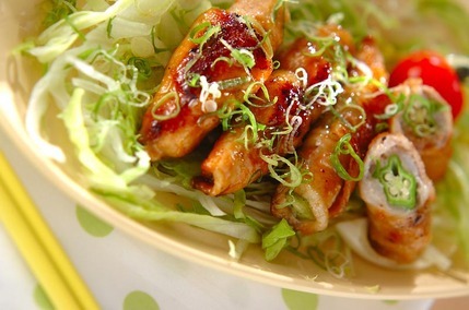 オクラの豚肉巻き