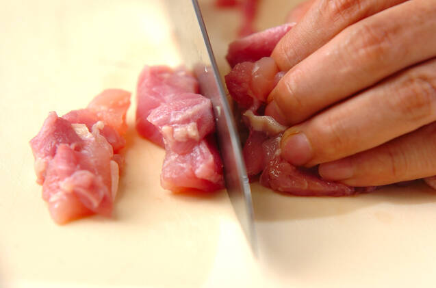 鶏肉入りお吸い物の作り方の手順1