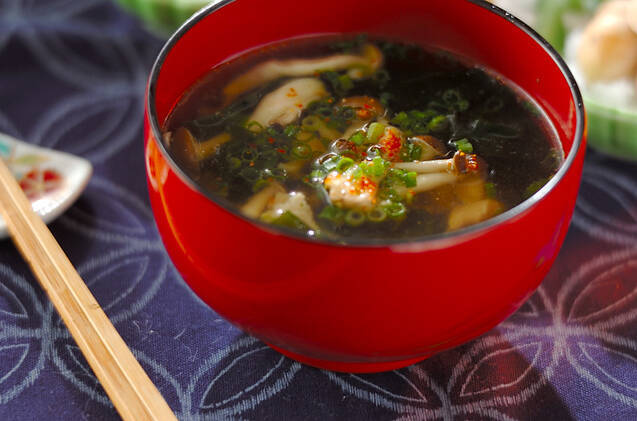 鶏肉入りお吸い物