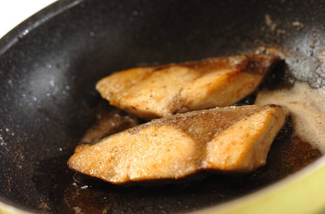 ブリのバター照り焼きの作り方の手順4