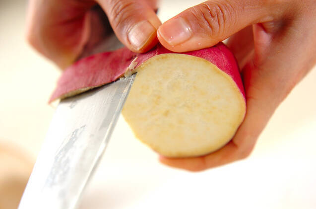 おさつとアイスの作り方の手順1