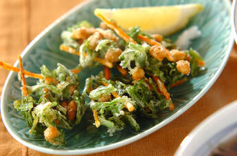 水煮大豆の落とし揚げ