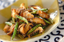 インゲンのゴマ炒め