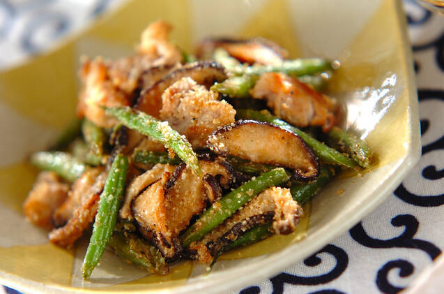 インゲンのゴマ炒め