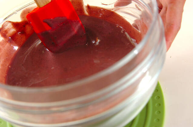 アサイーヨーグルトゼリーの作り方の手順4