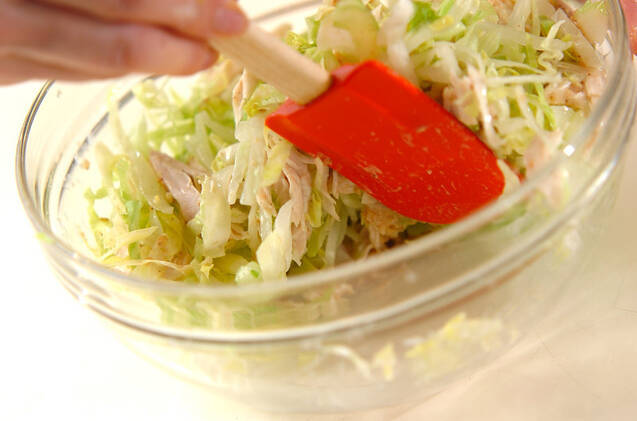 セロリのゴマ和えの作り方の手順5