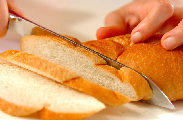 ガーリックトーストの作り方の手順1