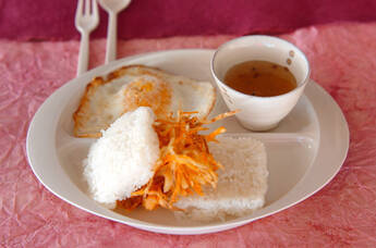 エビのかき揚げライスバーガー