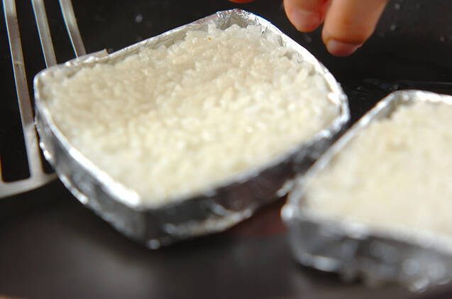 エビのかき揚げライスバーガーの作り方の手順7