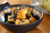豆腐と高菜の炒め物の作り方の手順