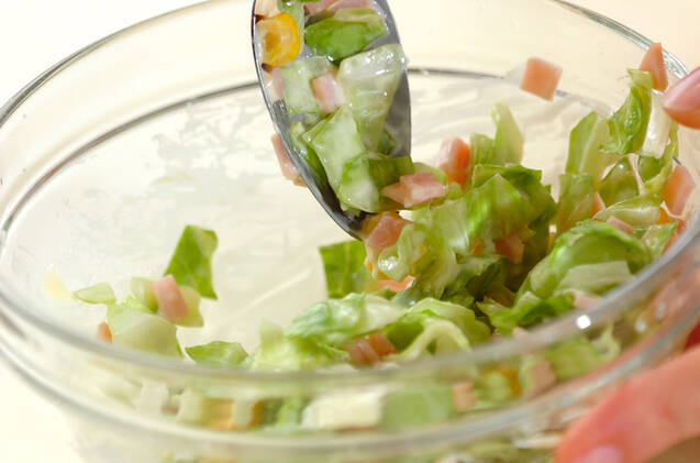 コールスローサラダの作り方の手順3