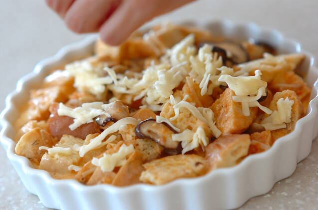 キノコのパンキッシュの作り方の手順7