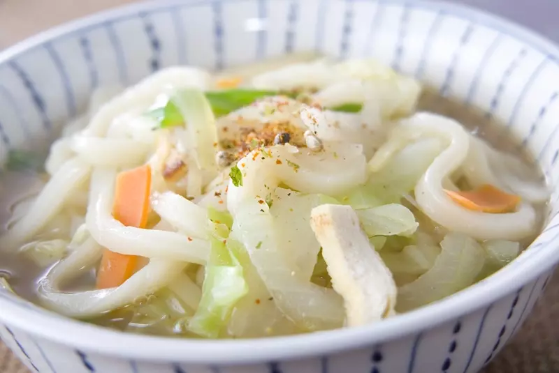 野菜スープうどん レシピ・作り方 | 【E・レシピ】料理のプロが作る簡単レシピ