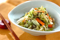 キャベツのゴマ和え