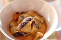 揚げナスのゴマダレがらめ