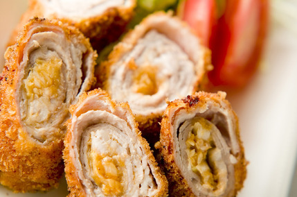 ネギ巻きみそカツ