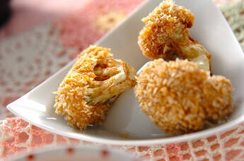 カリフラワーのカレーフライ