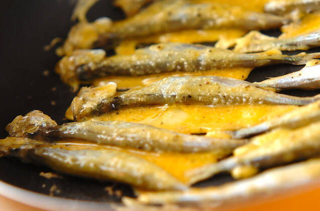 シシャモのピカタの作り方の手順2