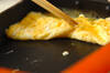 ソラ豆入り卵焼きの作り方の手順3