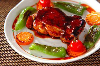 鶏肉の梅照り焼き