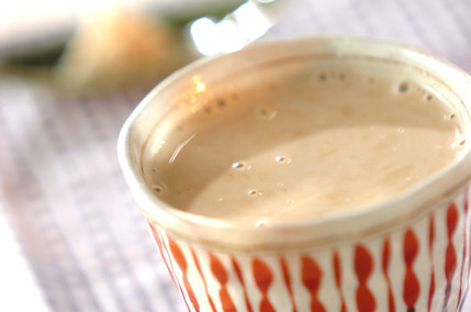 ショウガの豆乳甘酒