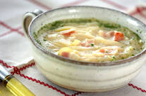 たっぷり玉ネギのスープ