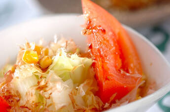 ゆでキャベツのサラダ