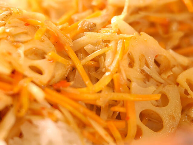 ブリ照り根菜ご飯の作り方の手順6